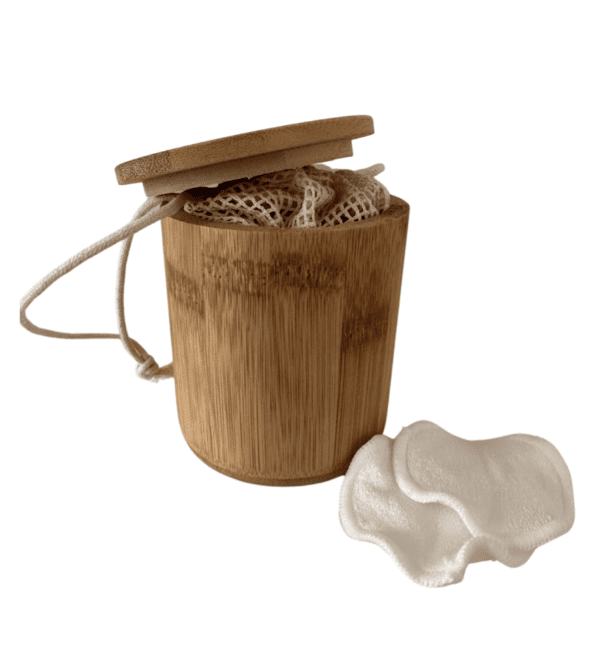 Dr. Grandel Bambus - Reinigungspads in Holzbox