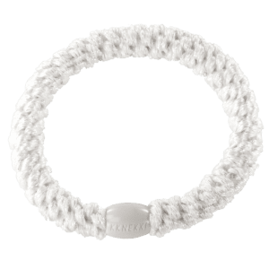 KKnekki White glitter Haargummi